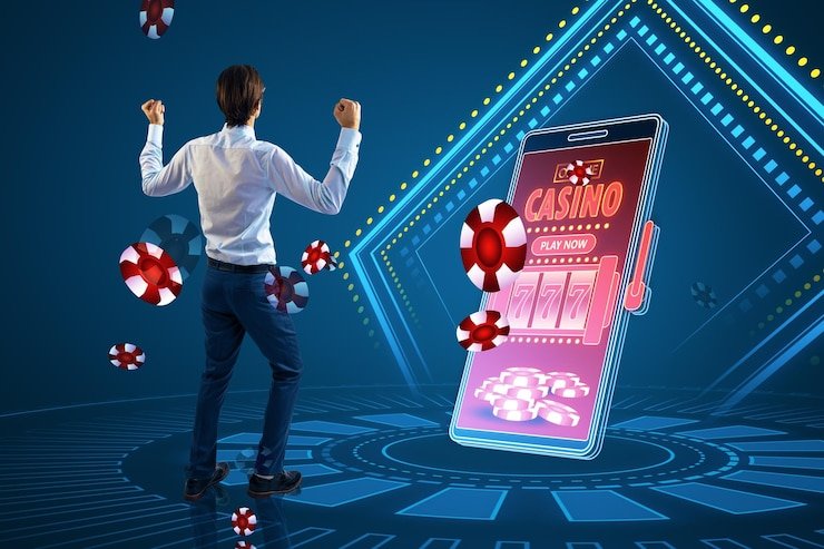 Tata letak meja European Roulette menunjukkan area taruhan dalam dan luar dengan label angka dan warna